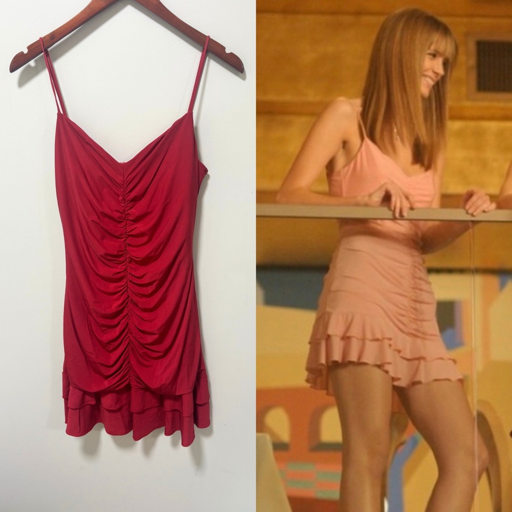 ASO Marissa Cooper in the O.C. Y2K RARE Ruched Mini Dress